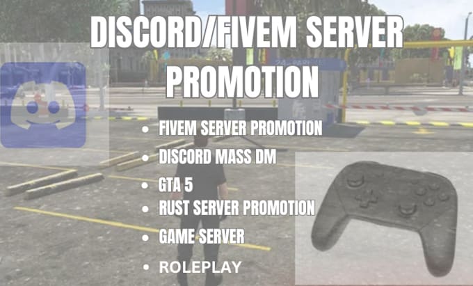 Gig Preview - Do fivem server promotion discord server promotion fivem server ads