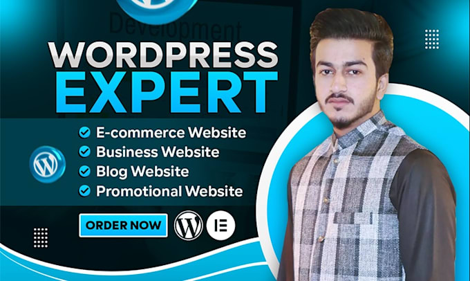 Gig Preview - Build responsive business wordpress website, blog or online ecommerce store