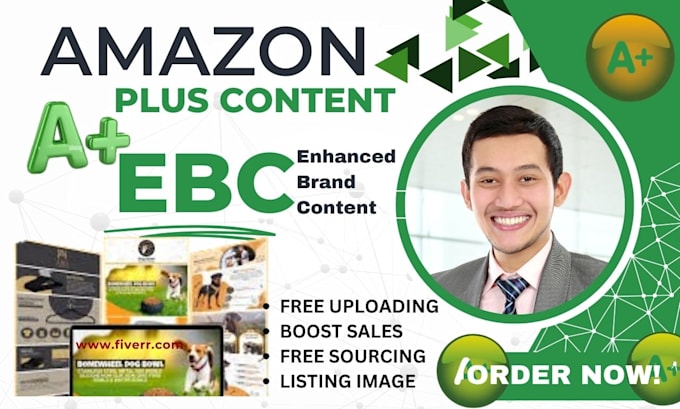 Gig Preview - Design premium amazon a plus content amazon ebc listing images storefront brands