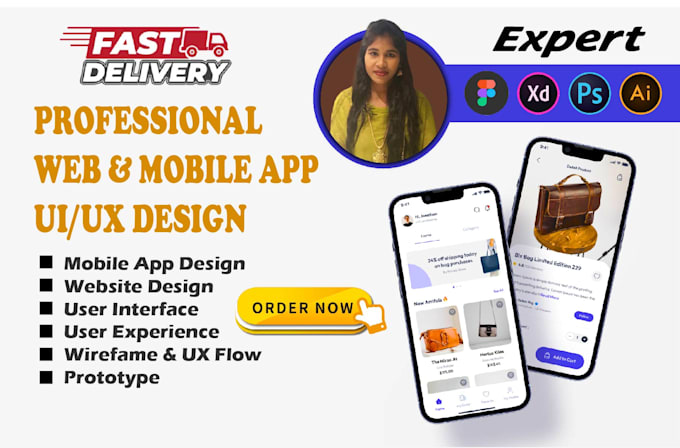 Bestseller - provide professional uiux design for your web or app