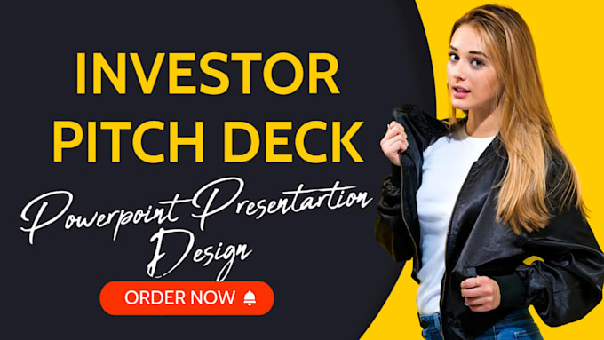 Gig Preview - Create powerpoint canva investor pitch deck pitch deck design investor pitch