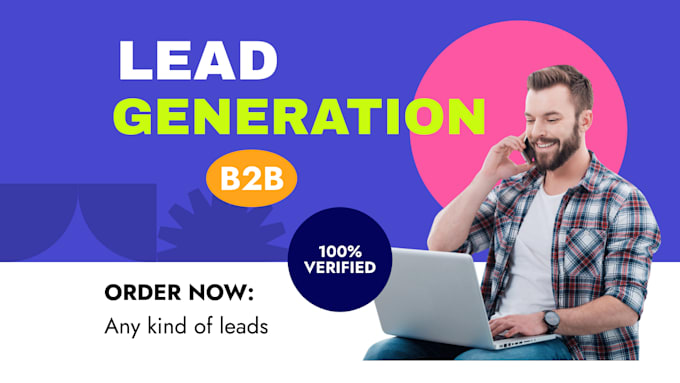 Gig Preview - Do b2b lead generation, prospect list, linkedin leads for your business