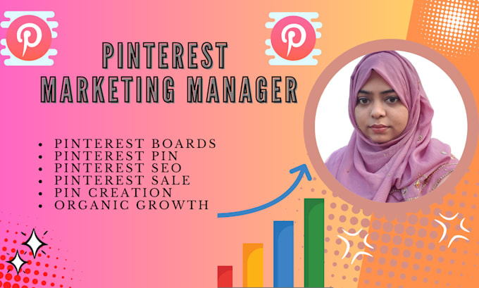 Gig Preview - Be the manager of pinterest marketing