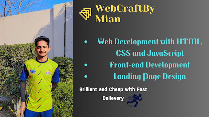 Gig Preview - Develop a responsive and user friendly websites using HTML,CSS and js