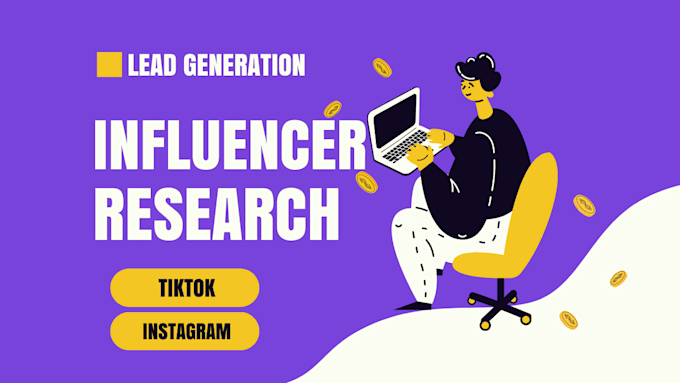 Gig Preview - Find best instagram and tiktok influencers for marketing