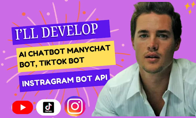 Gig Preview - Youtube bot, live streaming bot instagram bot, tiktok bot, python automation bot