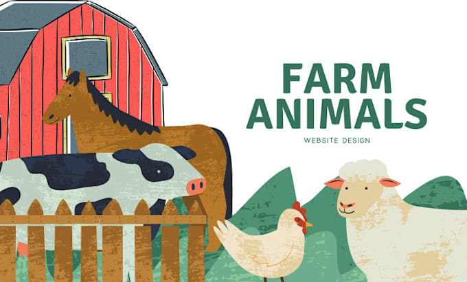 Gig Preview - Farm animal website, poultry webiste