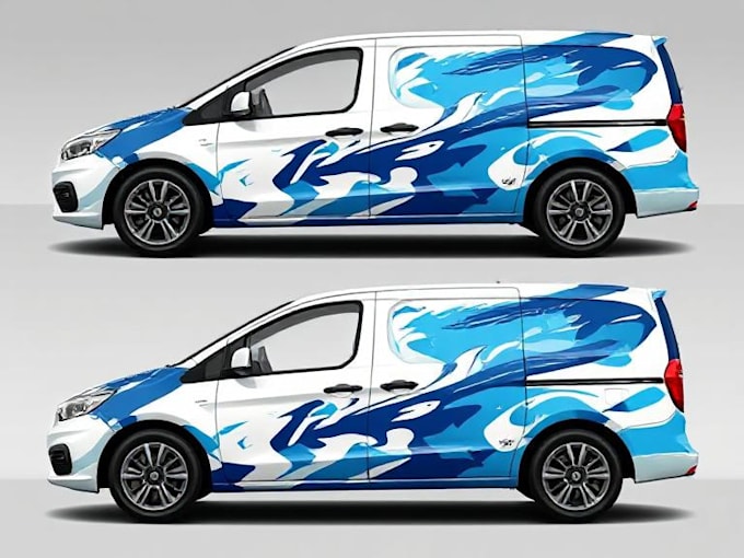 Gig Preview - Design vehicle wrap design, car wrap design, van wrap design