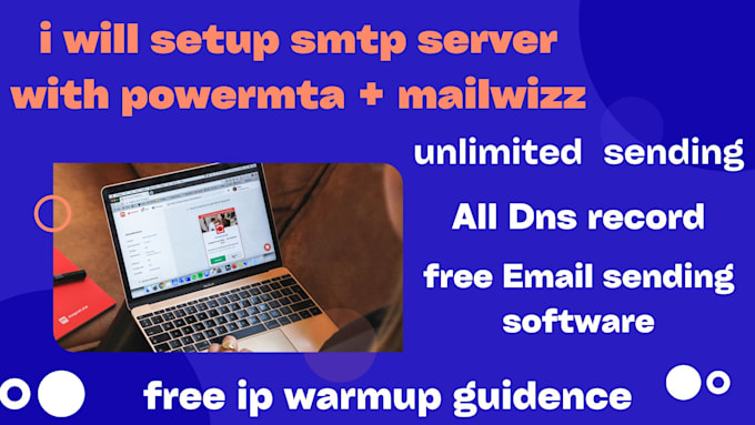 Gig Preview - Setup bulk email sender powermta smtp server with mailwizz