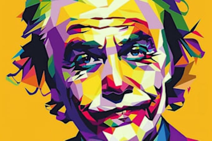 Gig Preview - Draw your photo into awesome wpap pop art