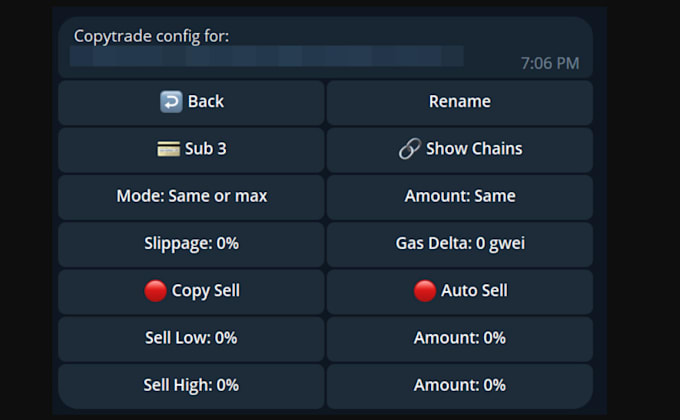 Gig Preview - Do telegram crypto trading bot, volume bot, trojan bot, solana copy trading bot