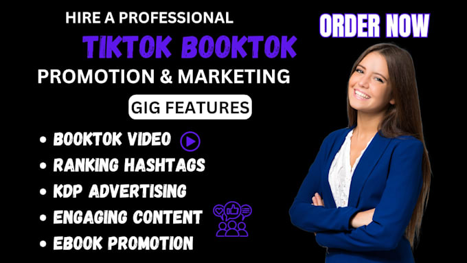 Gig Preview - Do booktok video promotion,ebook marketing video promotion to reach 10m readers