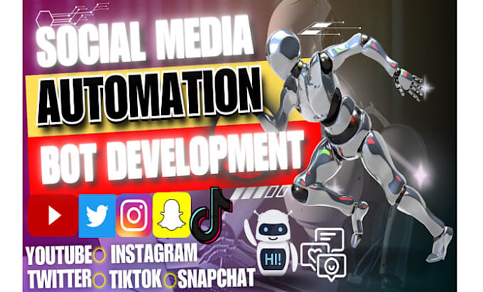 Gig Preview - Develop youtube API bot, livestreaming bot, tiktok API bot, instagram API bot