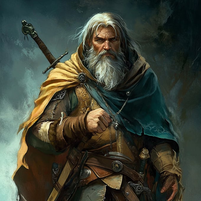 Bestseller - make a wonderful dnd character art and dnd character