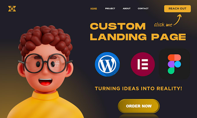 Gig Preview - Create a perfect wordpress landing page, squeeze page or one page website