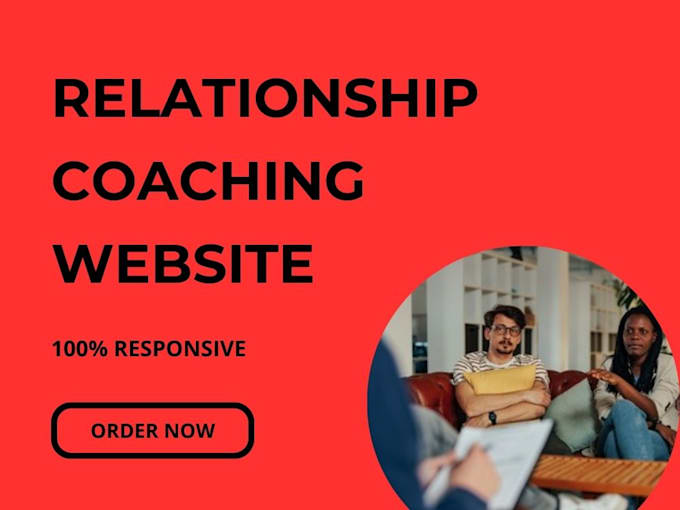 Gig Preview - Design a high converting relationship coaching website