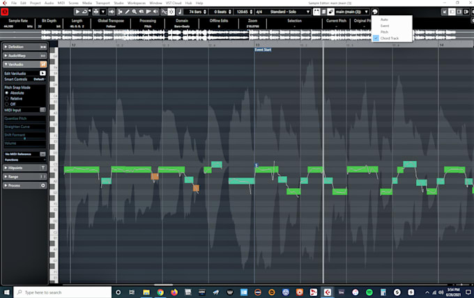 Gig Preview - Manually pitch correct your vocals using melodyne