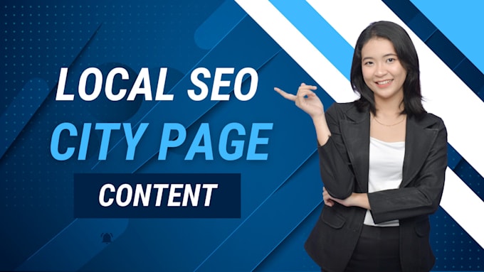 Gig Preview - Write high quality local SEO city pages