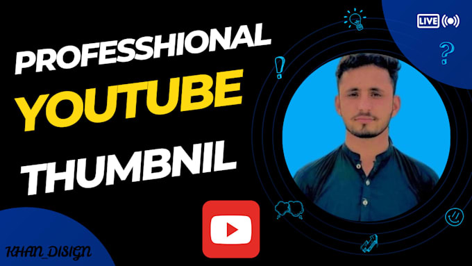 Gig Preview - Design best youtube thumbnail that get millions of clicks