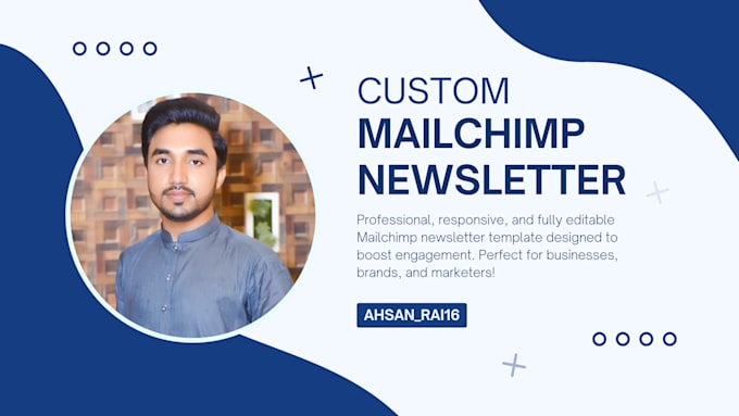 Gig Preview - Design responsive mailchimp html email templates newsletter