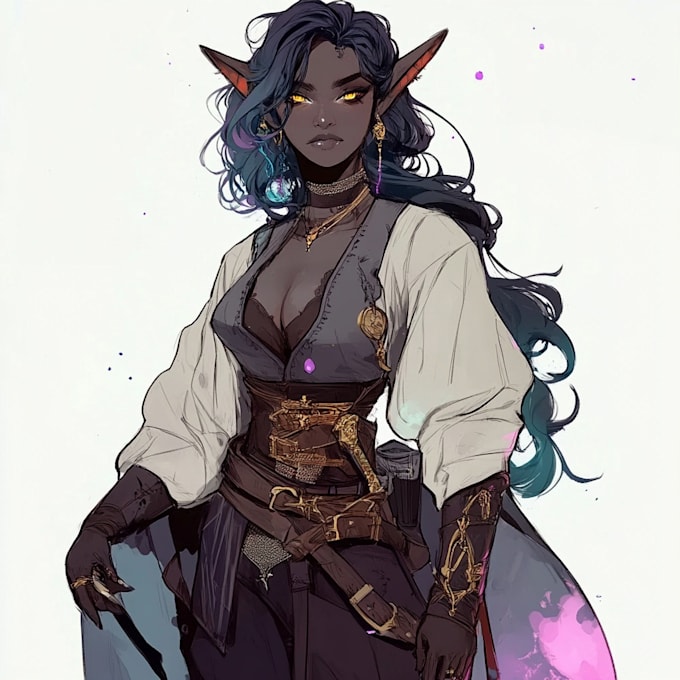 Gig Preview - Do a dnd character art and dnd character art