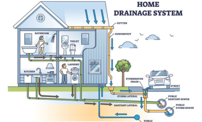 Bestseller - create sanitation, plumbing , drainage design and drawings