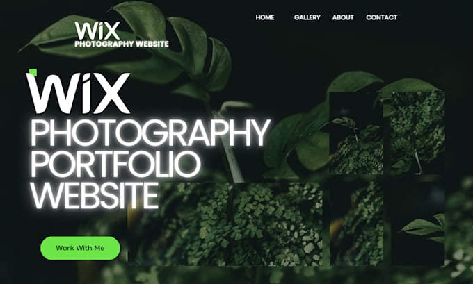 Gig Preview - Design wix photography website redesign wix photography website