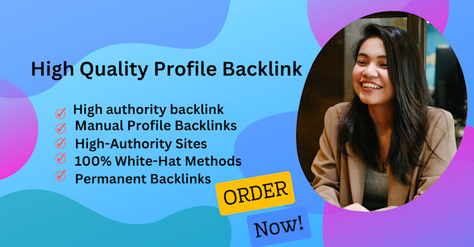 Gig Preview - Create high quality manual profile backlinks to boost your website SEO