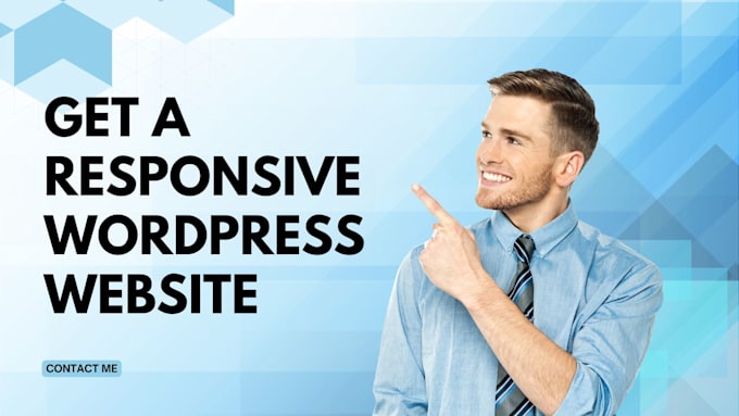 Gig Preview - Create a responsive wordpress website with elementor