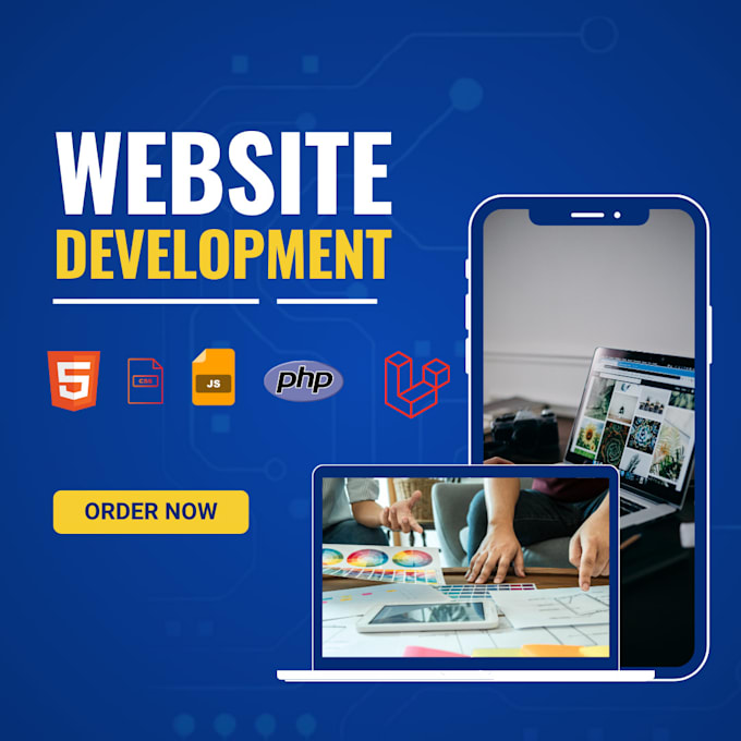 Gig Preview - Build, rebuild website development as full stack developer, front end developer