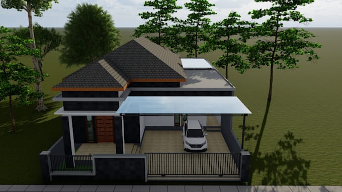 Gig Preview - Build sketchup 3d model and realistic exterior render vray