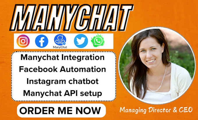 Bestseller - do manychat automation,chatbot for facebook, messenger,instagram auto reply API