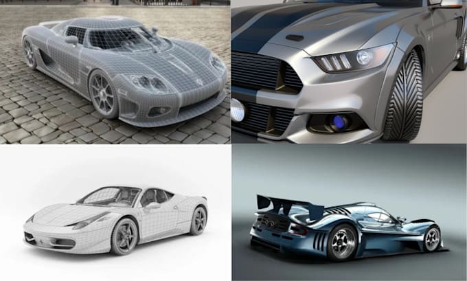 Bestseller - do high quality 3d car chase animation, 3d car model, photo realistic,vfx