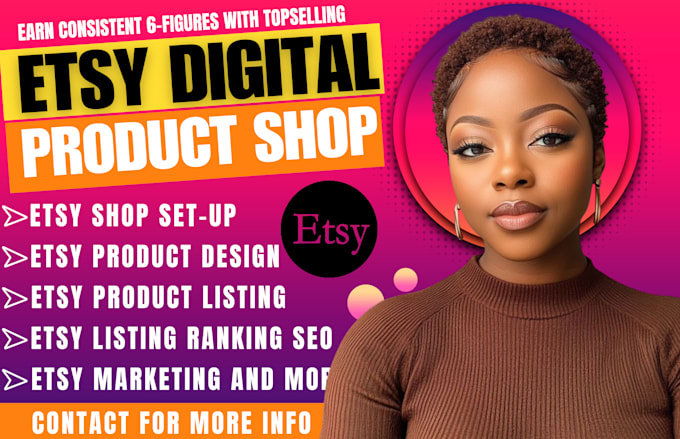 Bestseller - set up etsy shop with etsy digital products etsy shop set up etsy seo listing