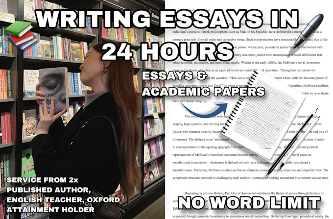 Gig Preview - Write essays and academic papers in 24 hours