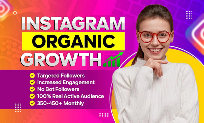 Gig Preview - Grow  instagram account organically with daily interactions