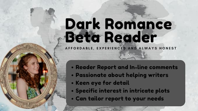 Gig Preview - Beta read your dark romance book with detailed feedback