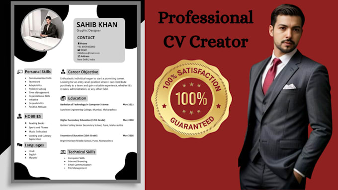 Gig Preview - Create your professional CV