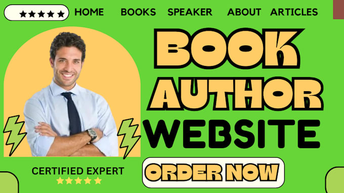 Gig Preview - Do ebook website, book author website, book website, author website, portfolio