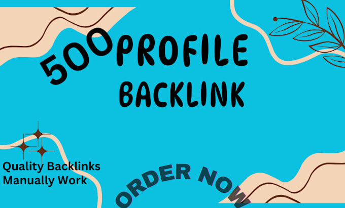 Gig Preview - 500 high quallity profile backlink moz da 90