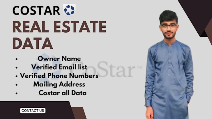 Gig Preview - Provide costar data for real estate properties