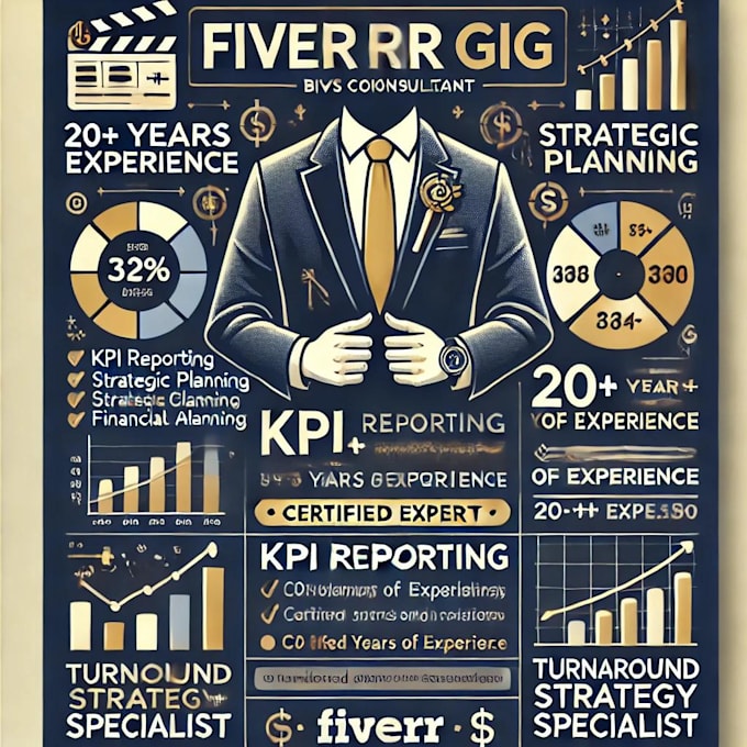 Gig Preview - Provide strategic planning, KPI mapping, and financial analysis for your