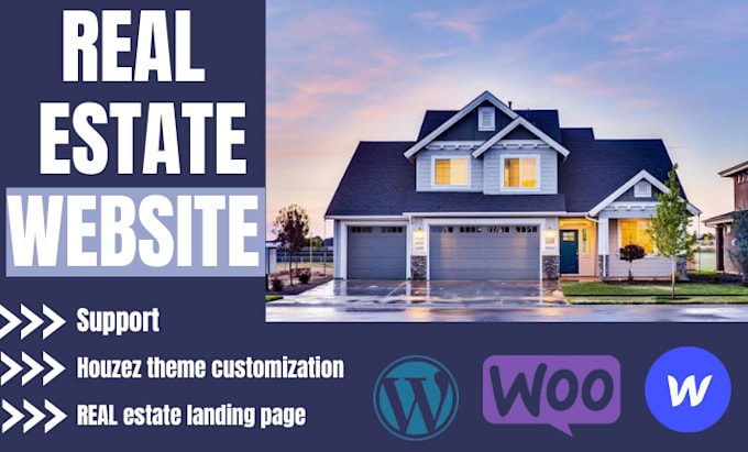 Gig Preview - Create real estate website, real estate investor website design, landing page