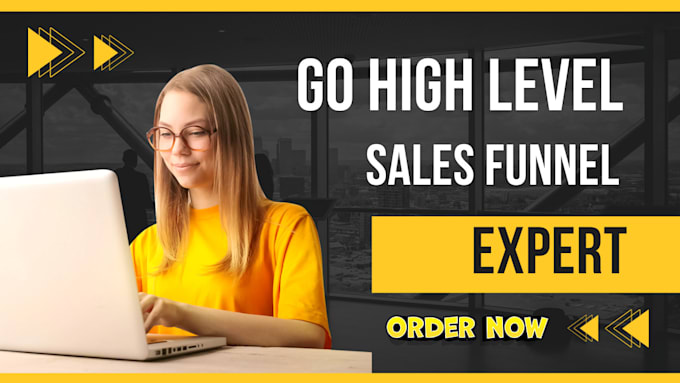 Gig Preview - Build go high level landing page sales funnel gohighlevel website do automation