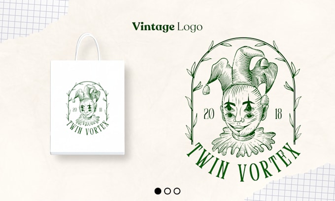 Gig Preview - Create a vintage style logo, mascot or illustration for you