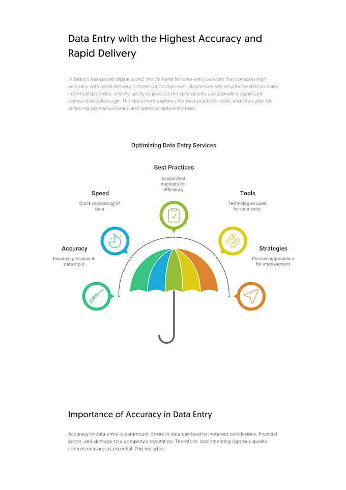 Gig Preview - Do data entry with the highest accuracy and rapid delivery