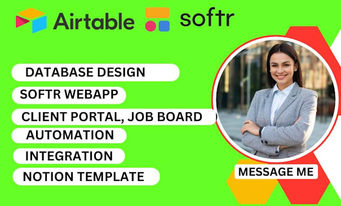 Bestseller - airtable database airtable automation softr expert, airtable integration, portal