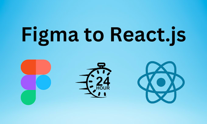 Gig Preview - Convert figma design to responsive react website, figma to react tailwind