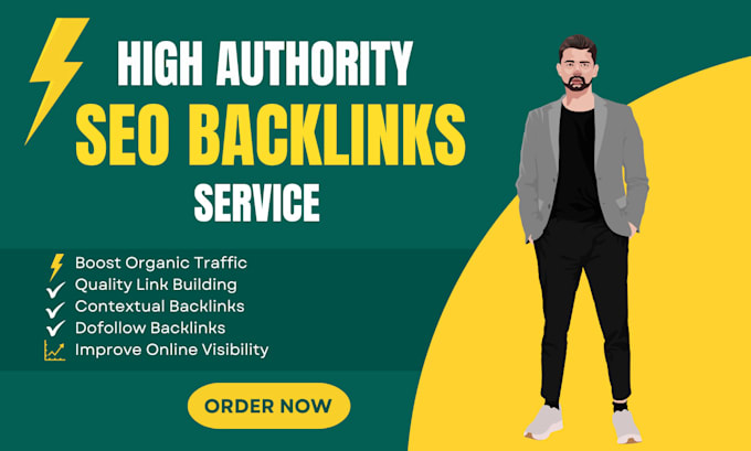 Gig Preview - Do link building with high authority dofollow seo backlinks