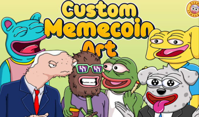 Bestseller - create meme art, meme coin art, crypto meme website, solana meme coin art